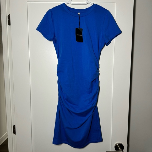 NWT Blue T-Shirt Dress - Picture 2 of 3
